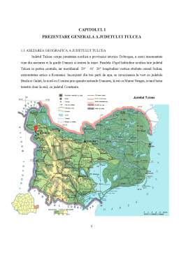Proiect - Program de prezentare și valorificare a resurselor și destinațiilor turistice din județul Tulcea