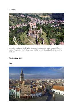 Proiect - Resurse și destinații turistice din județul Sibiu