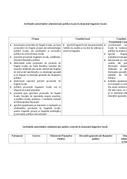 Proiect - Tendințe și raporturi între bugetele locale și bugetul central - Studiu de caz