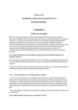 Proiect - Reproiectarea managementului organizației a Hotel Restaurant Sud SRL