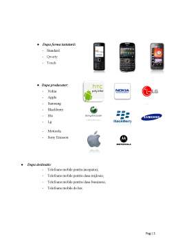 Proiect - Contribuția designului și esteticii în dezvoltarea pieței telefonului mobil