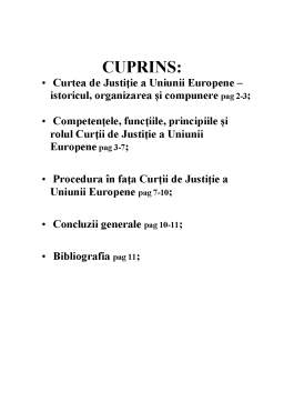 Referat - Curtea de Justiție a Uniunii Europene