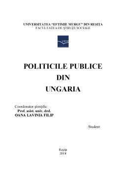 Proiect - Politicile publice din Ungaria