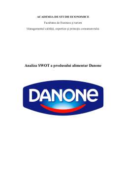 Proiect - Analiza SWOT la produsul Danone