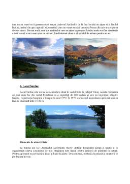 Referat - Elemente de atractivitate ale lacurilor de acumulare