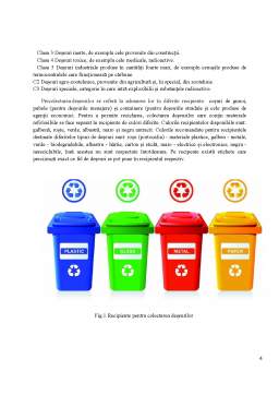 Proiect - Protecția mediului în industrie - Managemenetul deșeurilor municipale