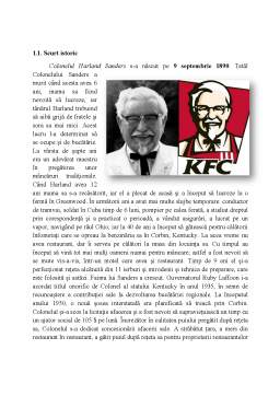 Proiect - Modalități de eficientizare a managementului achizițiilor pentru KFC