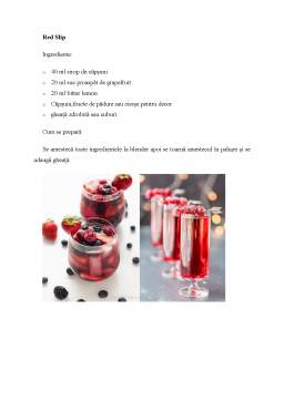 Proiect - Cheesecake cu fructe de pădure, șampanie și Strawberry Jam Riesling Cocktail