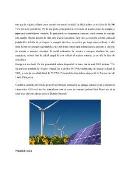 Referat - Energia electrică produsă din surse regenerabile