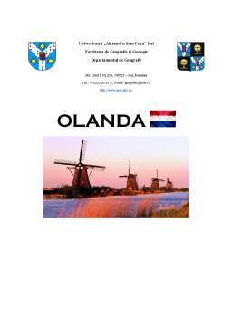 Referat - Olanda - Studiu de caz economie și turism