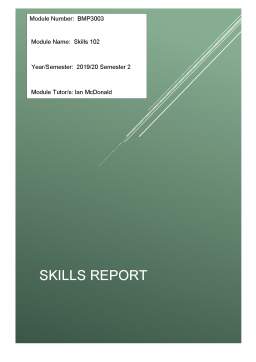 Proiect - Skills Report
