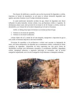 Referat - Împădurirea terenurilor degradate din România