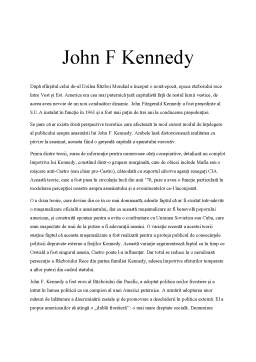 Referat - Asasinarea lui Kennedy