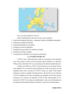 Referat - Impactul asupra economiei a situației epidimiologice provocate de COVID -19 în țările UE