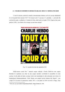 Referat - Atentatul terorist asupra sediului publicației franceze Charlie