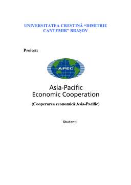 Proiect - Cooperarea Economică Asia Pacific