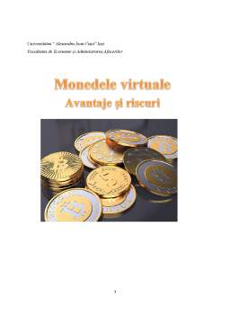 Referat - Monedele virtuale - Avantaje și riscuri