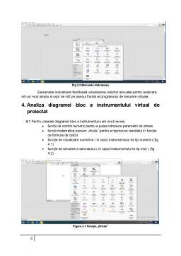 Proiect - Elaborarea unui instrument virtual in LabView