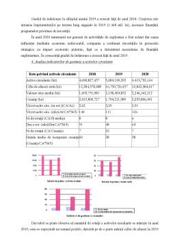 Proiect - Analiza indicatorilor economico-financiari la OMV Petrom, București, 2018 - 2020