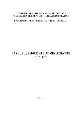 Proiect - Bazele juridice ale administrației publice - Consiliul Județean și Local