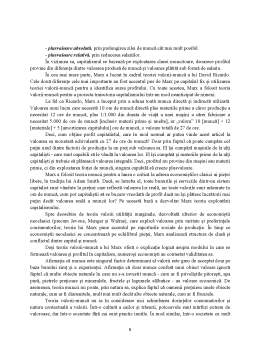 Karl Marx și Teoria valorii