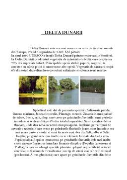 Referat - Delta Dunării