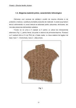 Proiect - Structuri Textile - Tricoturi