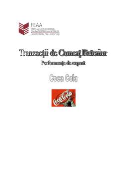Proiect - Studiu de Caz Coca-Cola