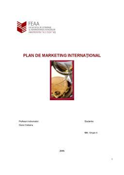 Referat - Plan de marketing internațional - vinul