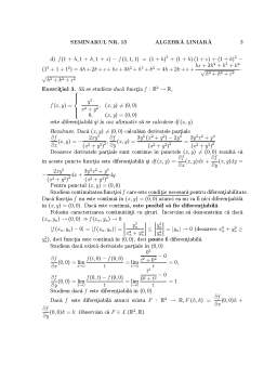 Seminar - Algebră liniară