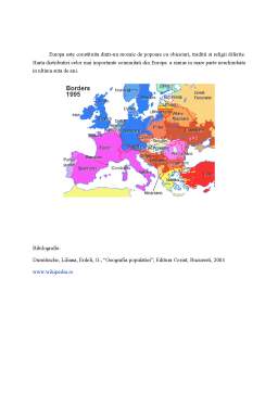 Referat - Structura populației în Europa în funcție de etnii