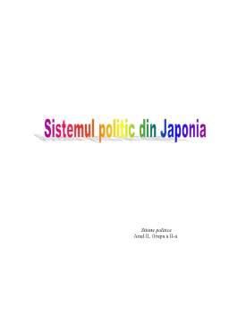 Referat - Sistemul Politic din Japonia