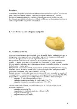 Proiect - Evaluarea produsului margarină