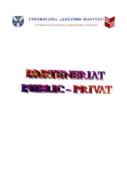 Proiect - Parteneriat Public-privat