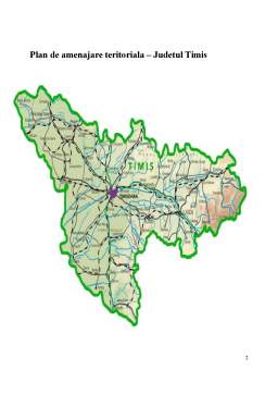 Proiect - Plan de amenajare teritoriara a județului Timiș