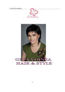 Proiect - Raport de cercetare - Geta Voinea Hair & Style