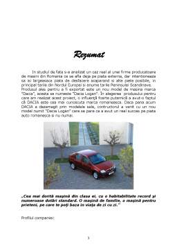 Proiect - Dacia Logan