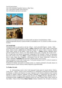 Proiect - Circuit Turistic Italia