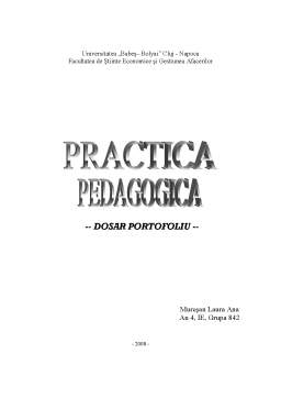 Proiect - Practică pedagogică