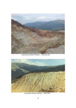 Referat - Parcul Național Călimani - lucrările propuse pentru refacerea mediului în zona fostei exploatări miniere