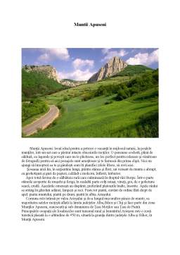 Proiect - Economia turismului rural - Munții Apuseni