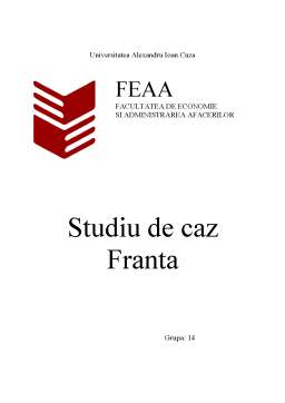 Referat - Studiu de caz - Franța