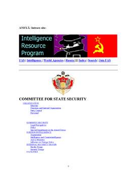 Proiect - Istorie europeană - KGB