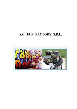 Proiect - Proiect Economia Intreprinerii SC Fun Factory Srl