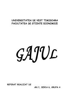 Referat - Gajul
