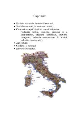 Referat - Italia - dezvoltare economică