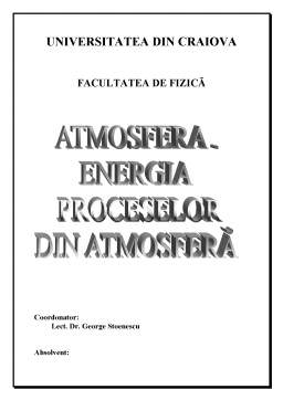 Proiect - Energia Proceselor din Atmosferă