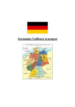 Proiect - Germania - Unificare și Progres