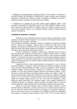 Referat - Cetățenia României - drept constituțional