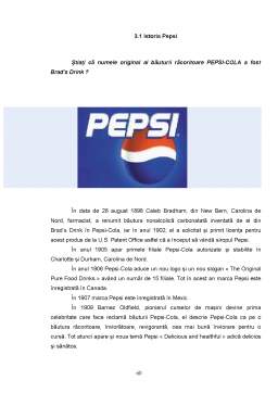 Proiect - Mixul de Marketing - Pepsi